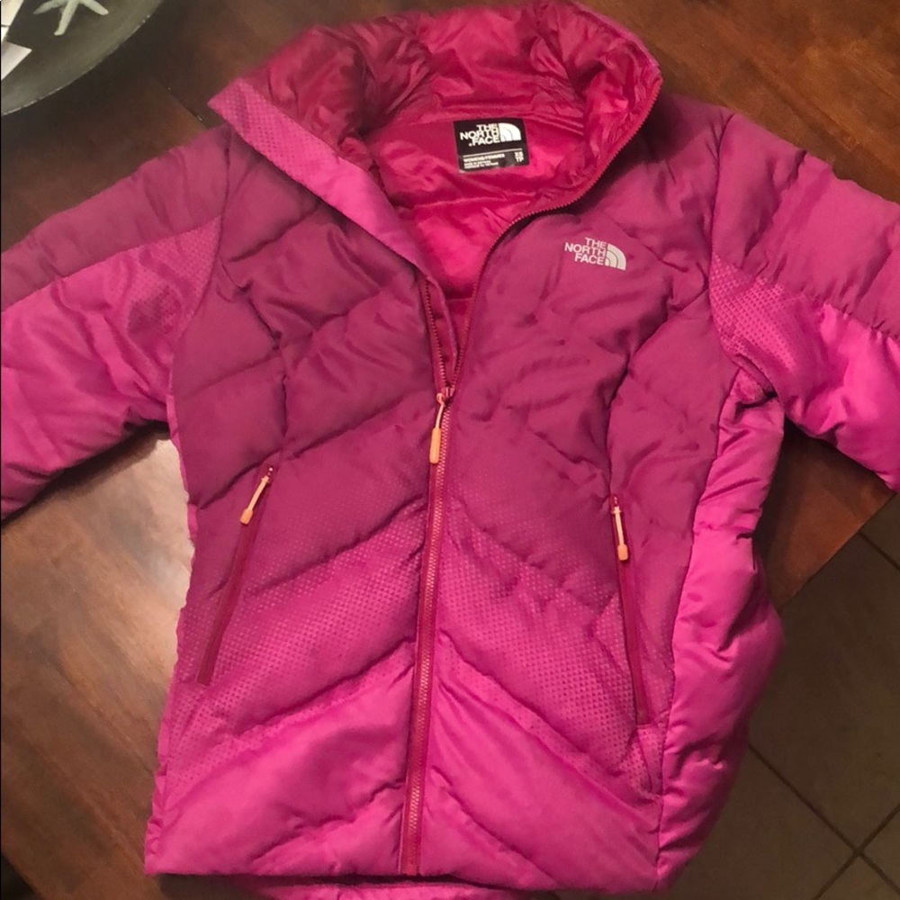 North Face Pink Puffy Down